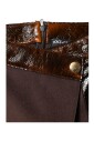 jupe-mini-a-line-marron