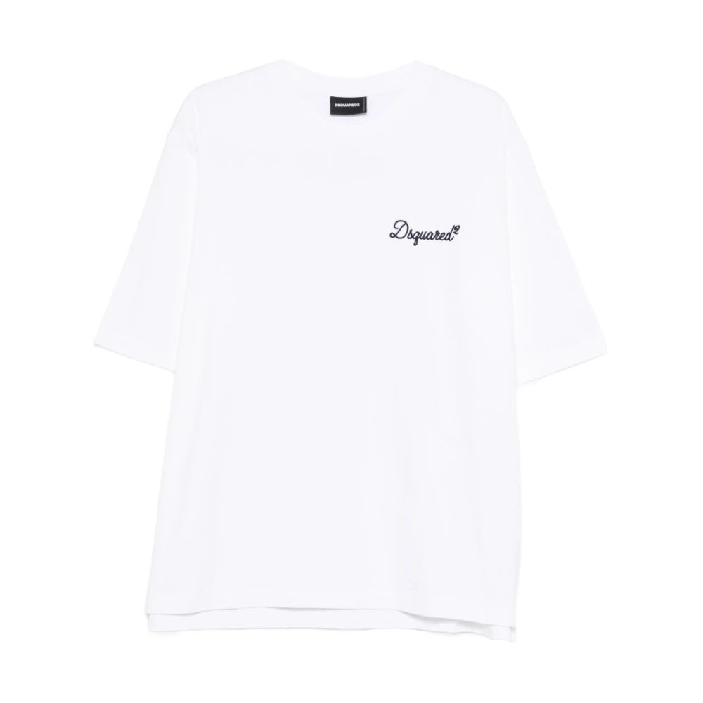 Dsquared2 Men's White Chest Logo T-Shirt