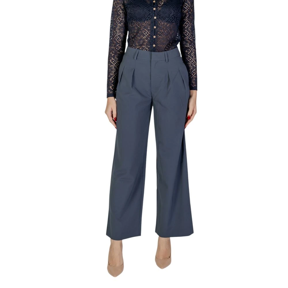 Calvin Klein Jeans Grijze Gerecyclede Polyester Dames Palace Broek Gray Dames