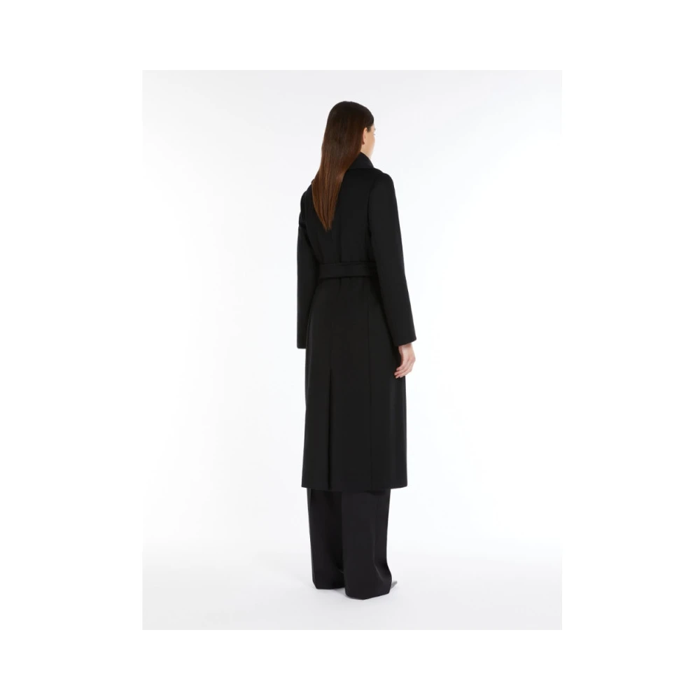 Max Mara Wollen jas in Array-stijl White Dames