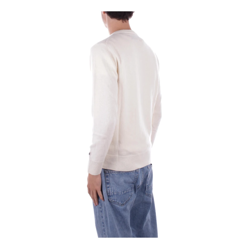 Saint Barth Crème Logo Front Sweater Beige Heren