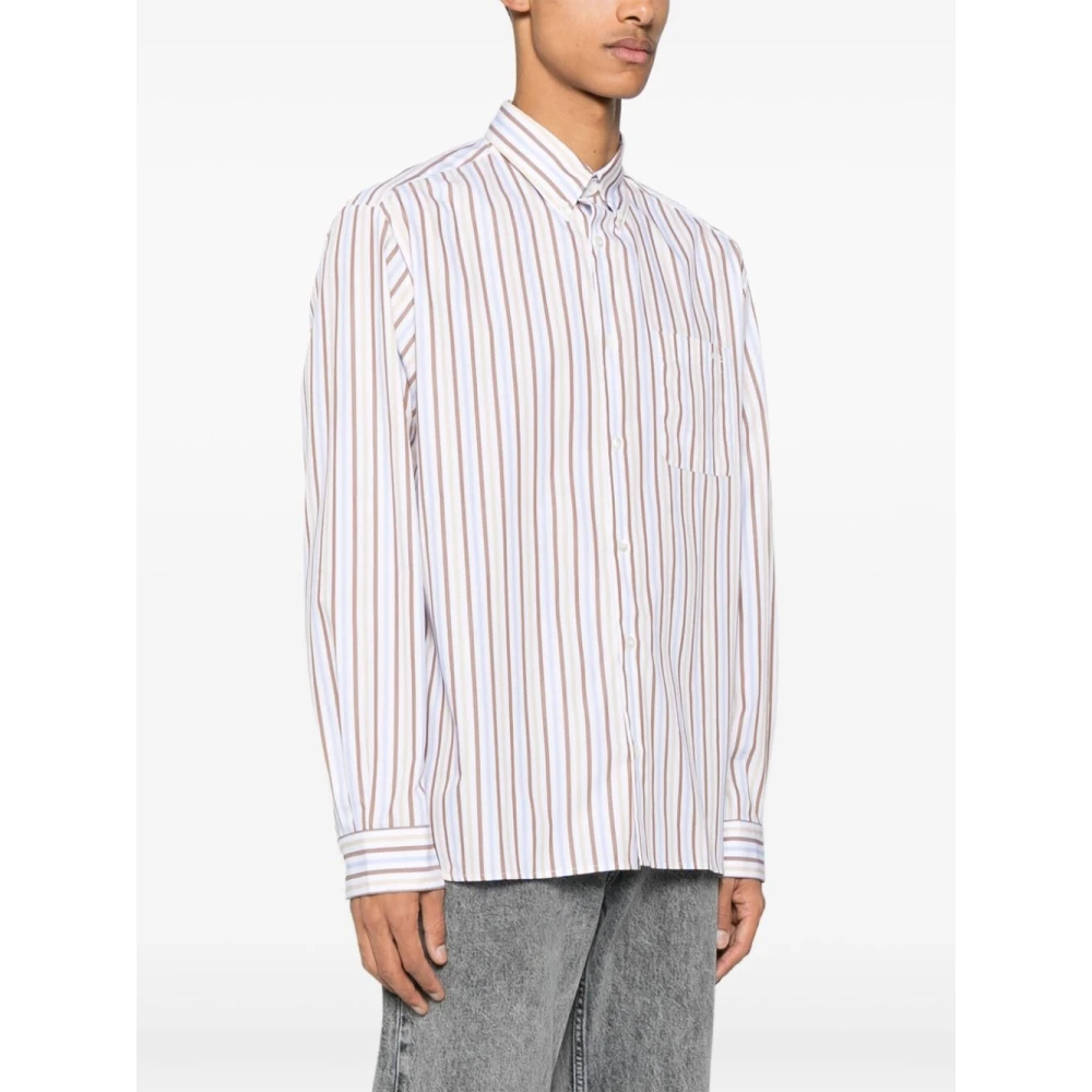 A.p.c. Biologisch Katoenen Overhemd Multicolor Heren