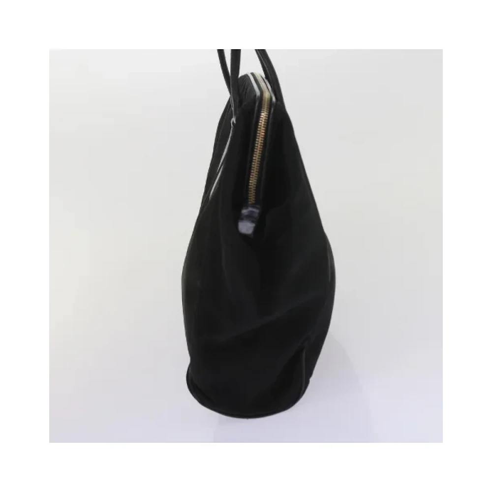 Prada Vintage Pre-owned Nylon handbags Black Dames