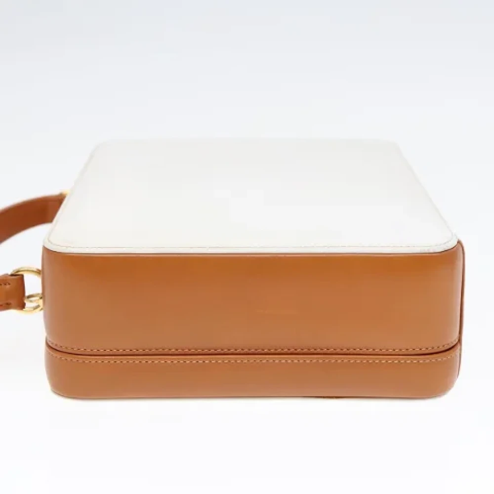 Gucci Vintage Pre-owned Leather gucci-bags White Dames