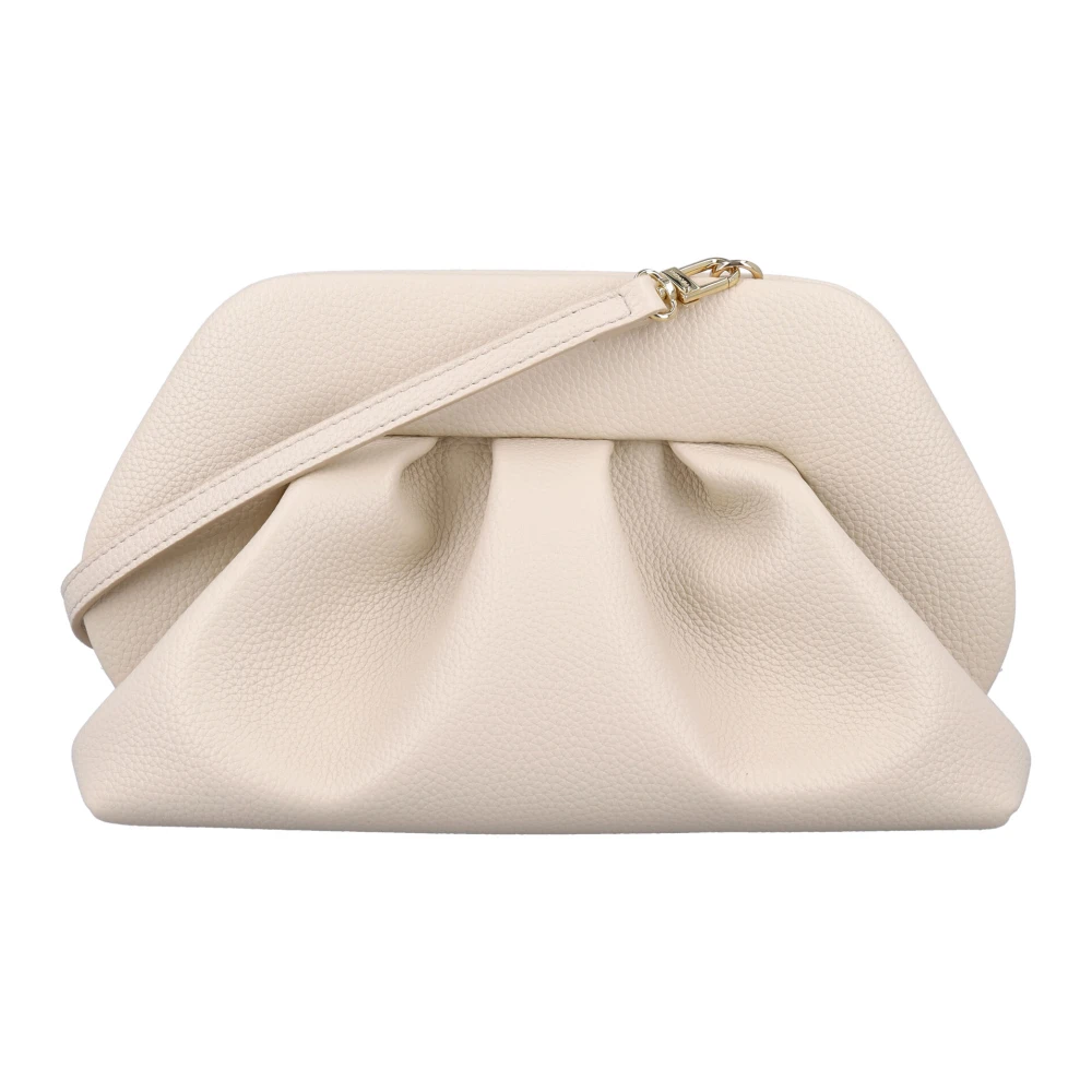 THEMOIRè Vegan Shell Handtas met Magnetische Sluiting Beige Dames