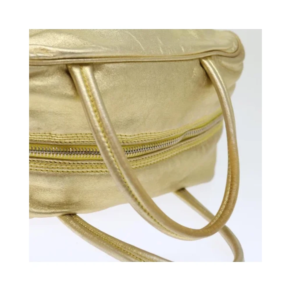 Loewe Pre-owned Leather handbags Yellow Dames