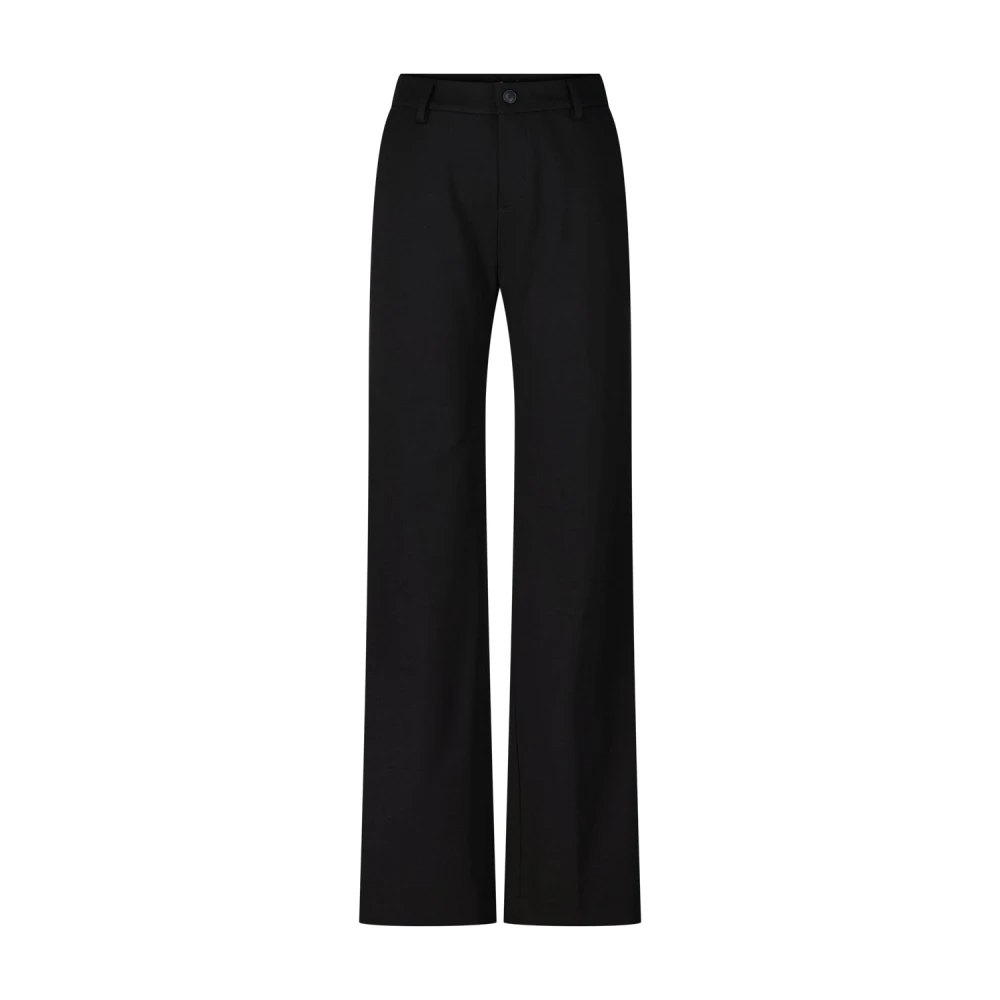 Mason's Elastiska Straight Leg Byxor Black, Dam