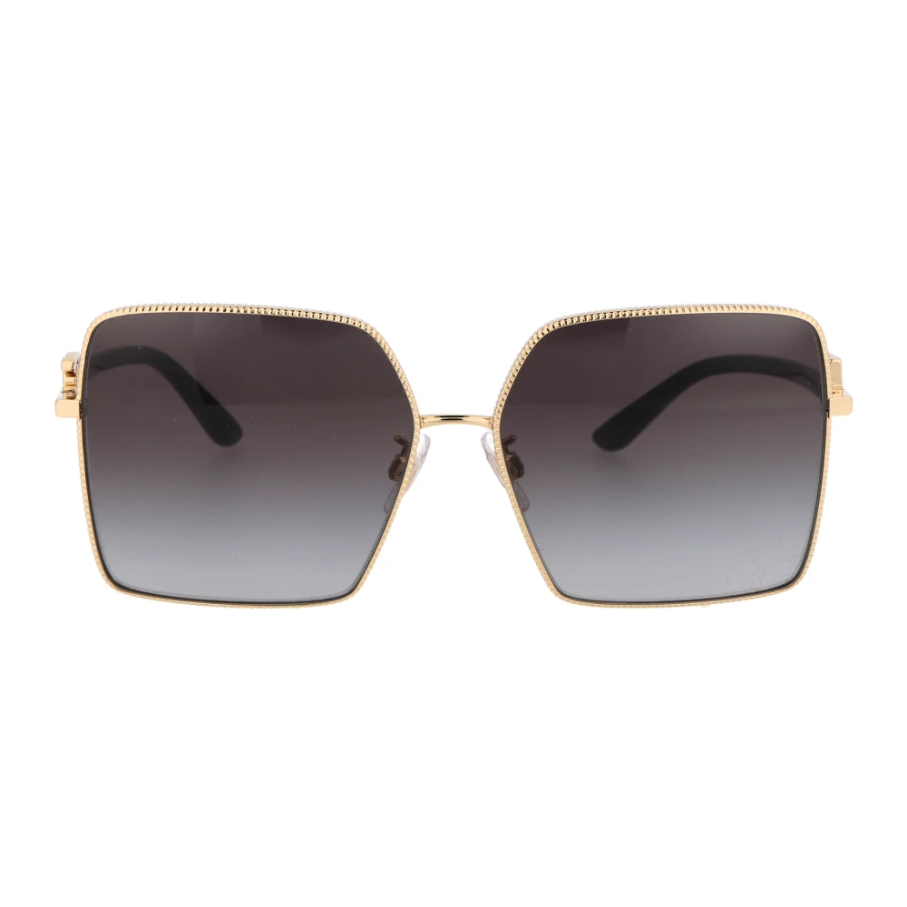 Dolce&Gabbana Woman Sunglass DG2279 - Frame color: Gold, Lens color: Light Grey Gradient Black - Image 4