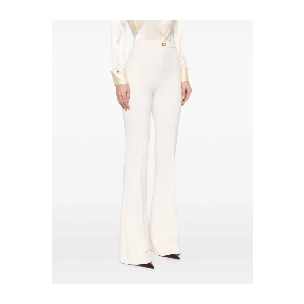 Elisabetta Franchi Witte Broek met Zijrits White Dames