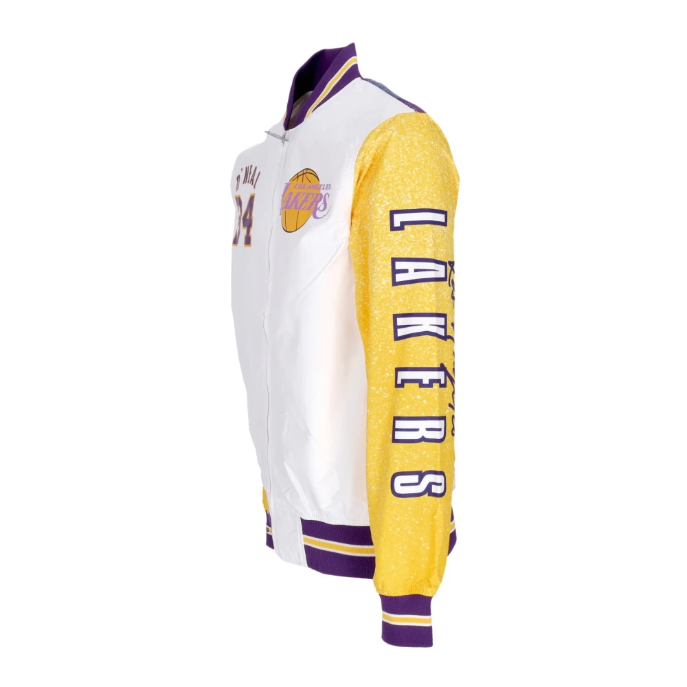 Mitchell & Ness NBA Burst Bomber Jacket Shaquille Oneal Multicolor Heren
