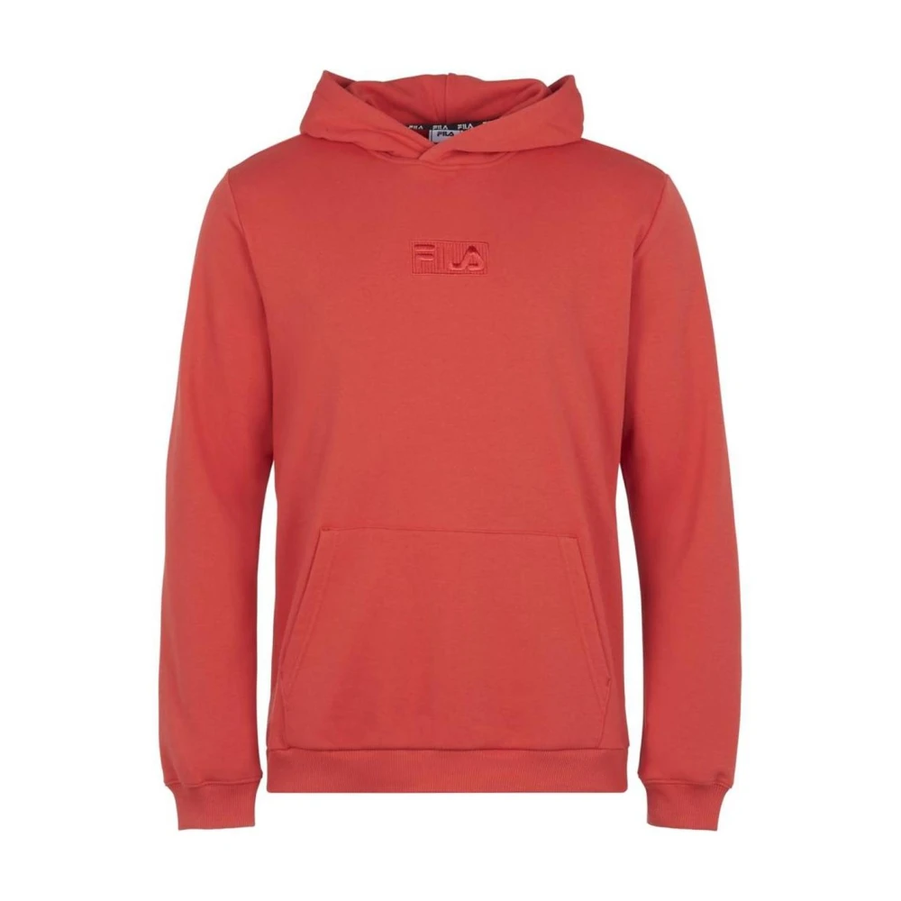 Fila Men's Red Cotton Crewneck Sweatshirt