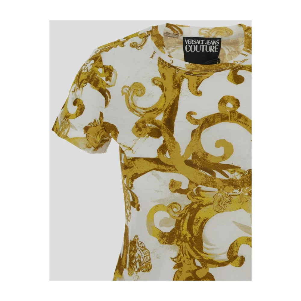 Versace Jeans Couture Katoenen bedrukt T-shirt Multicolor Dames