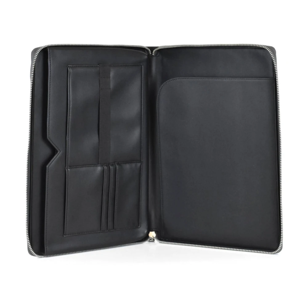 Guess Zwarte PU Leren Clutch Uni Stijl Black Heren