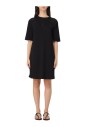 robe-midi-a-line-noire-style-elegant