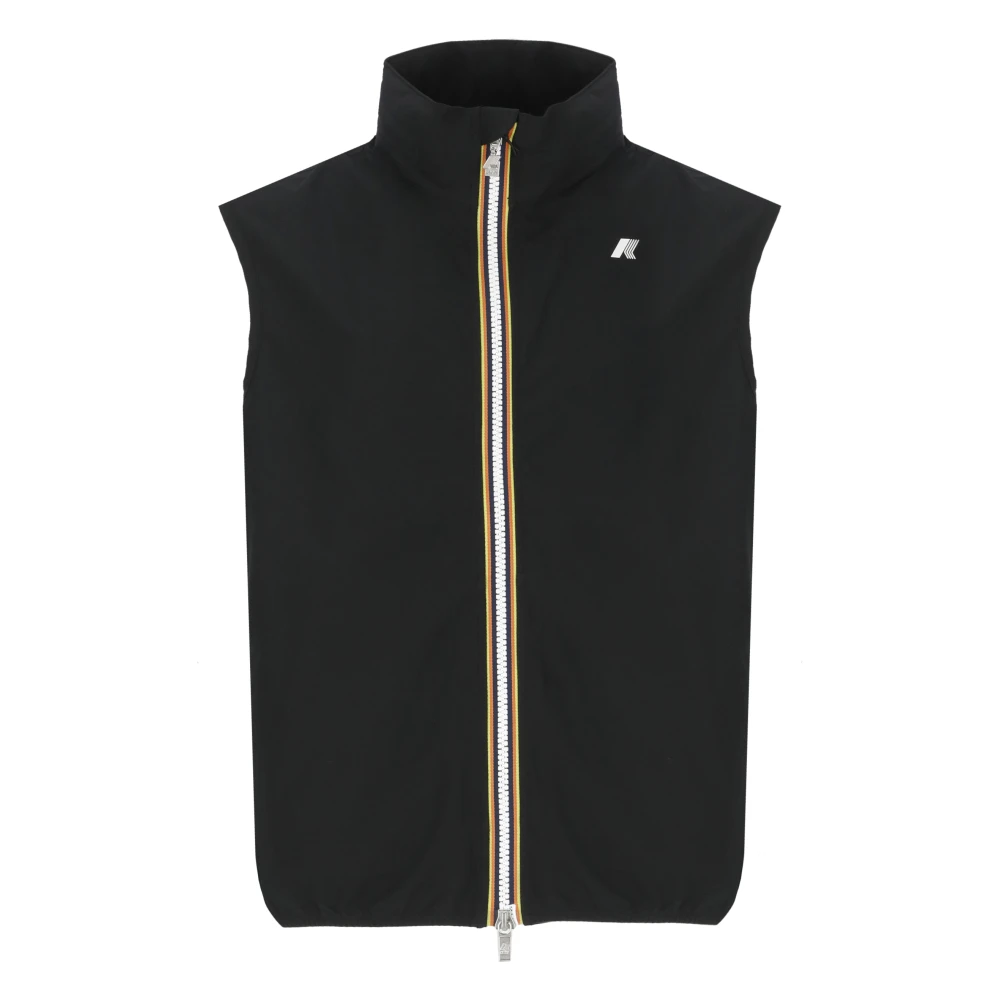K-Way Homme Noir - Gilet Valen Stretch Dot - Vestes - Taille: 2XL