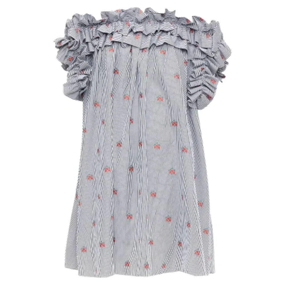 Alexander mcqueen Cotton dresses Blue Dames