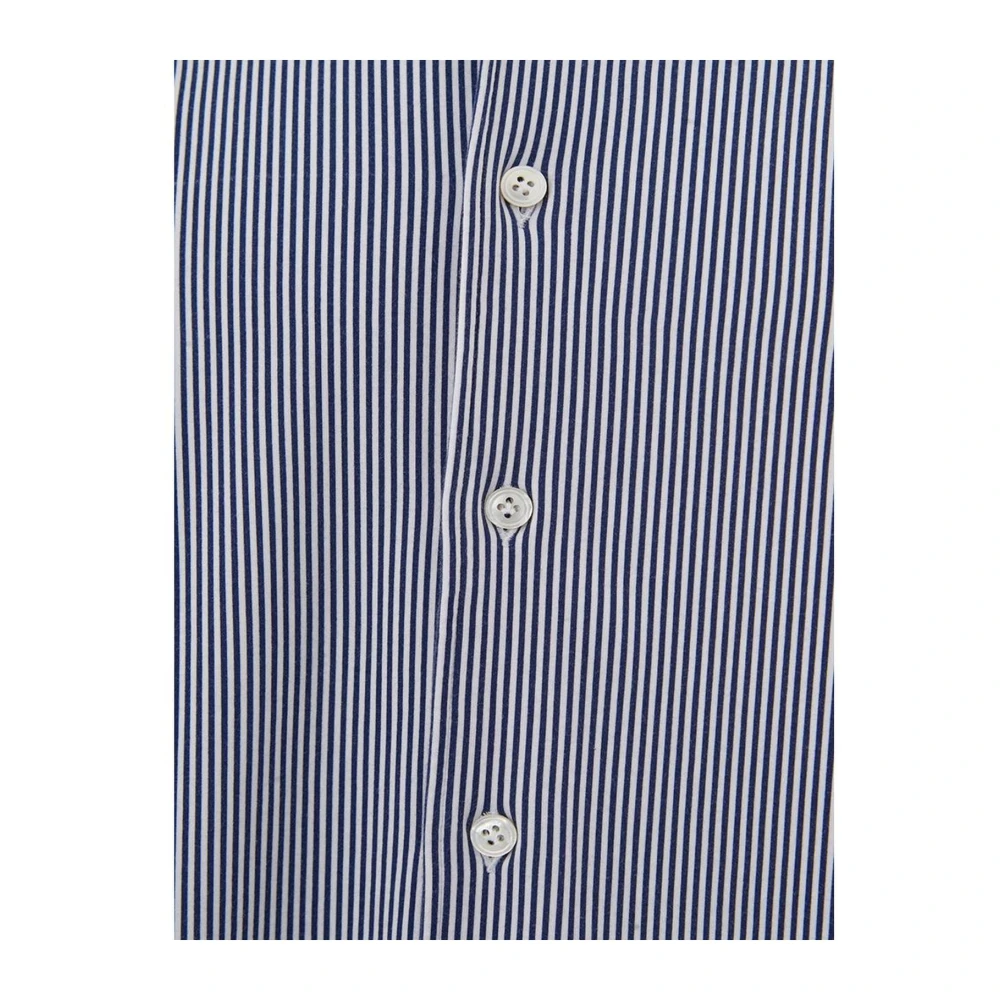 Lardini Multicolor Katoenen Overhemd Blue Heren