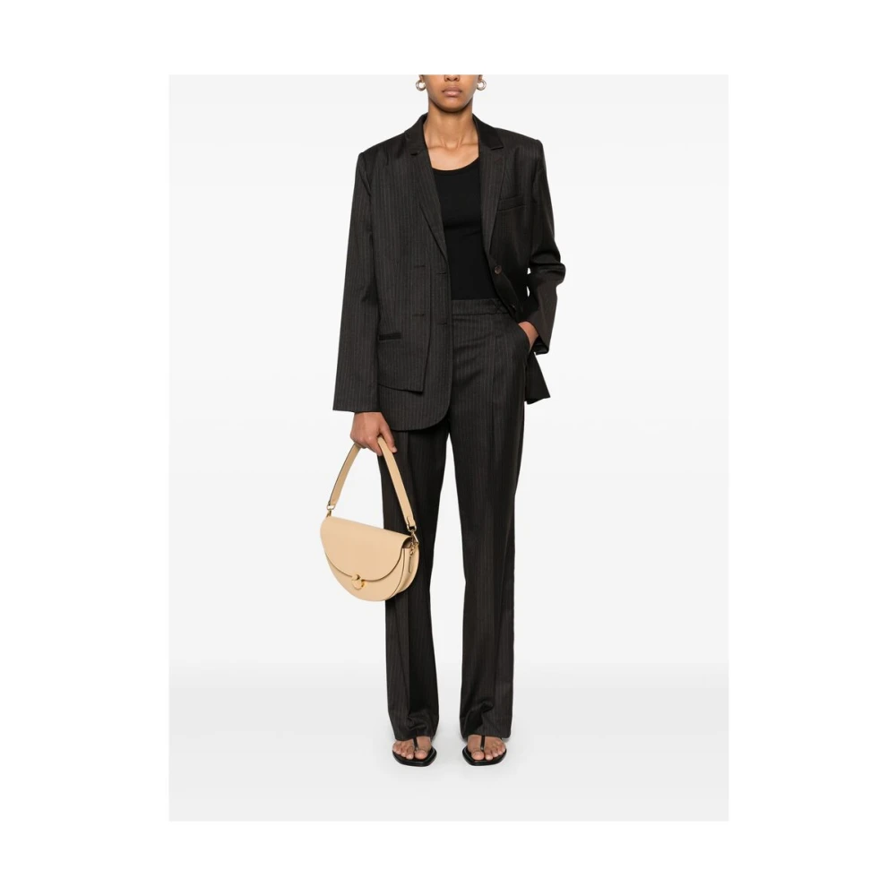 The Garment Cederbruine broek met plooien Brown Dames
