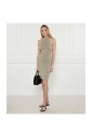 robe-moulante-col-montant-vert