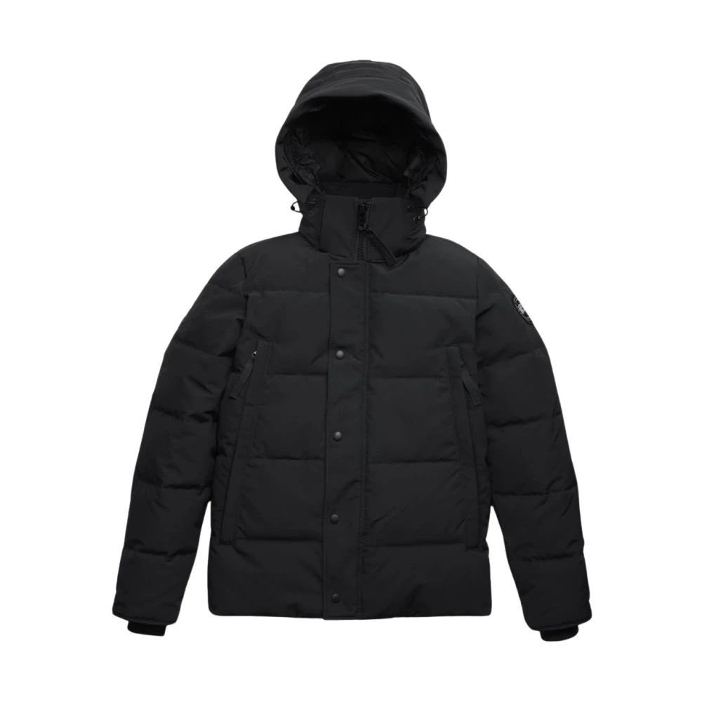 Canada Goose Black Wyndham Parka Label - Male - Winter Jackets - S - Jackets