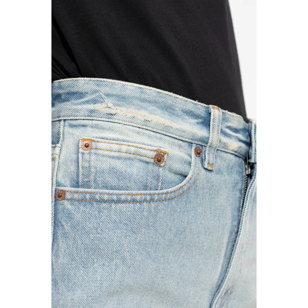 MM6 Maison Margiela Jeans met Vintage Effect Blue Dames