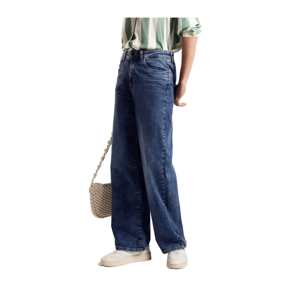 Street One Stretch katoenen jeans damescollectie Blue Dames