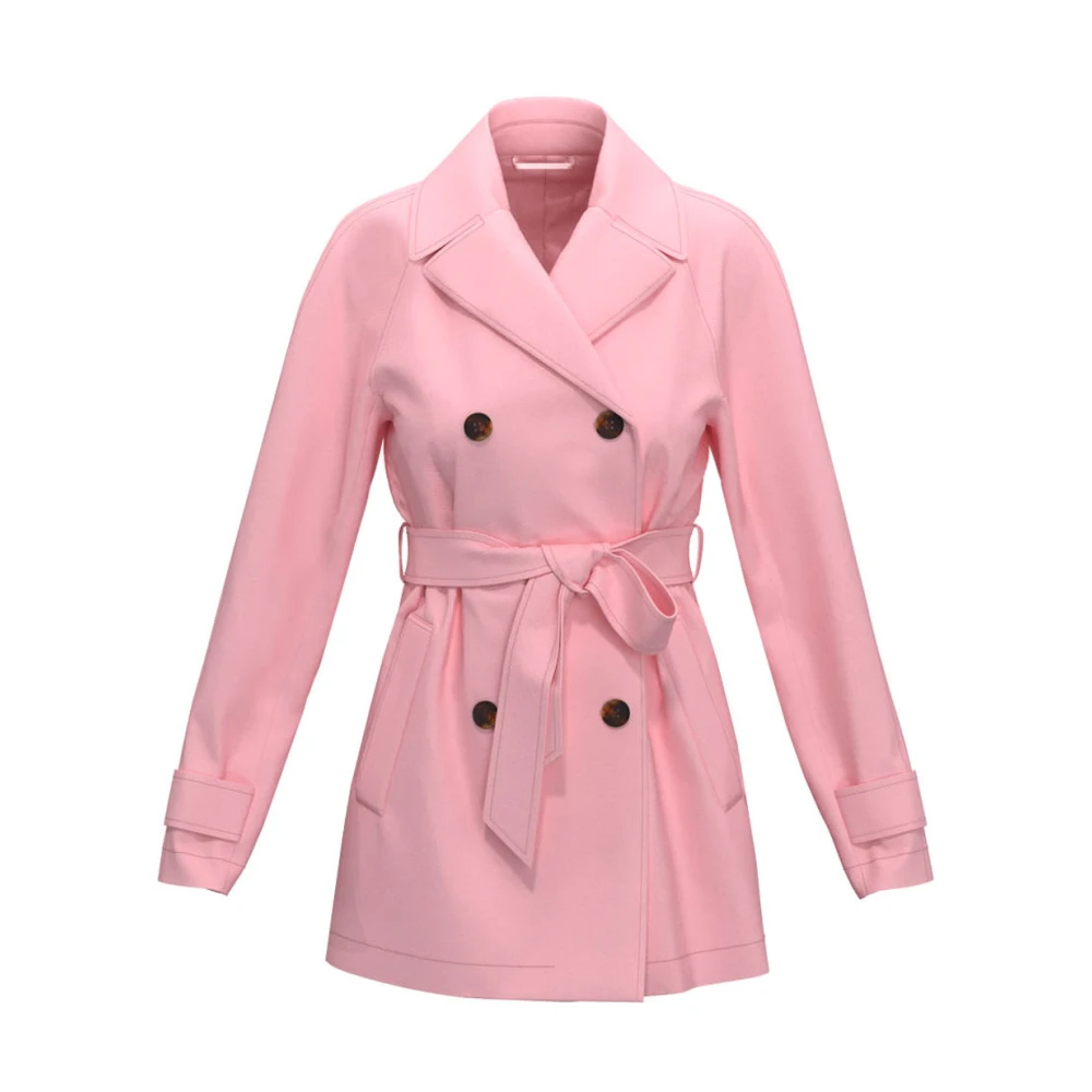 Marella Trench Coats Pink Dames
