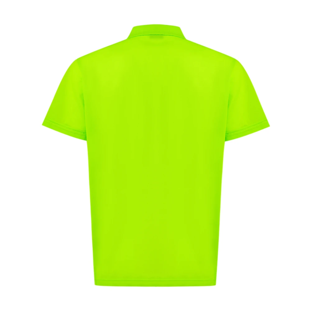 Dior Fluorescerend Katoenen Poloshirt Green Heren