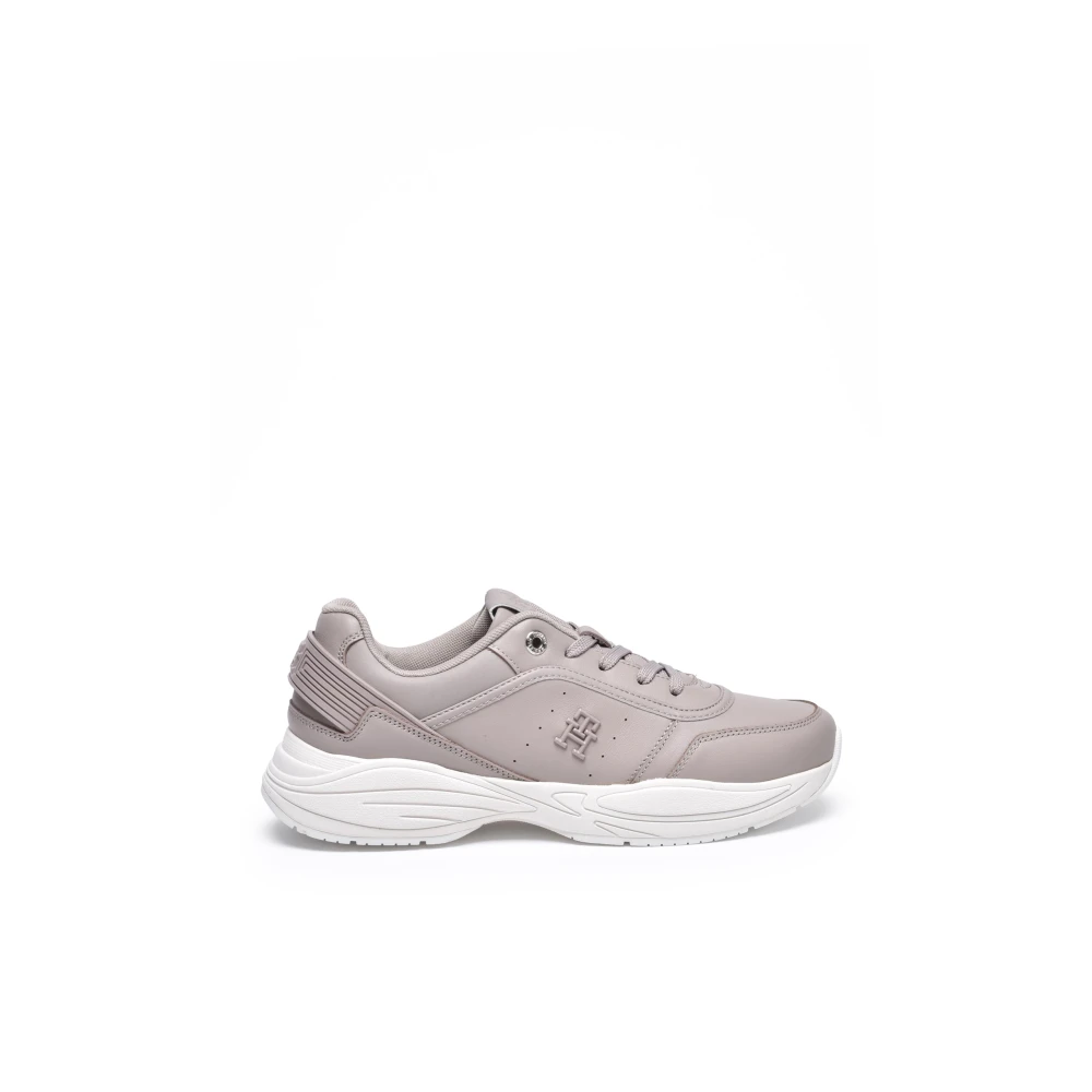 Tommy Hilfiger Tech Heel Runner Dames Schoenen Bruin