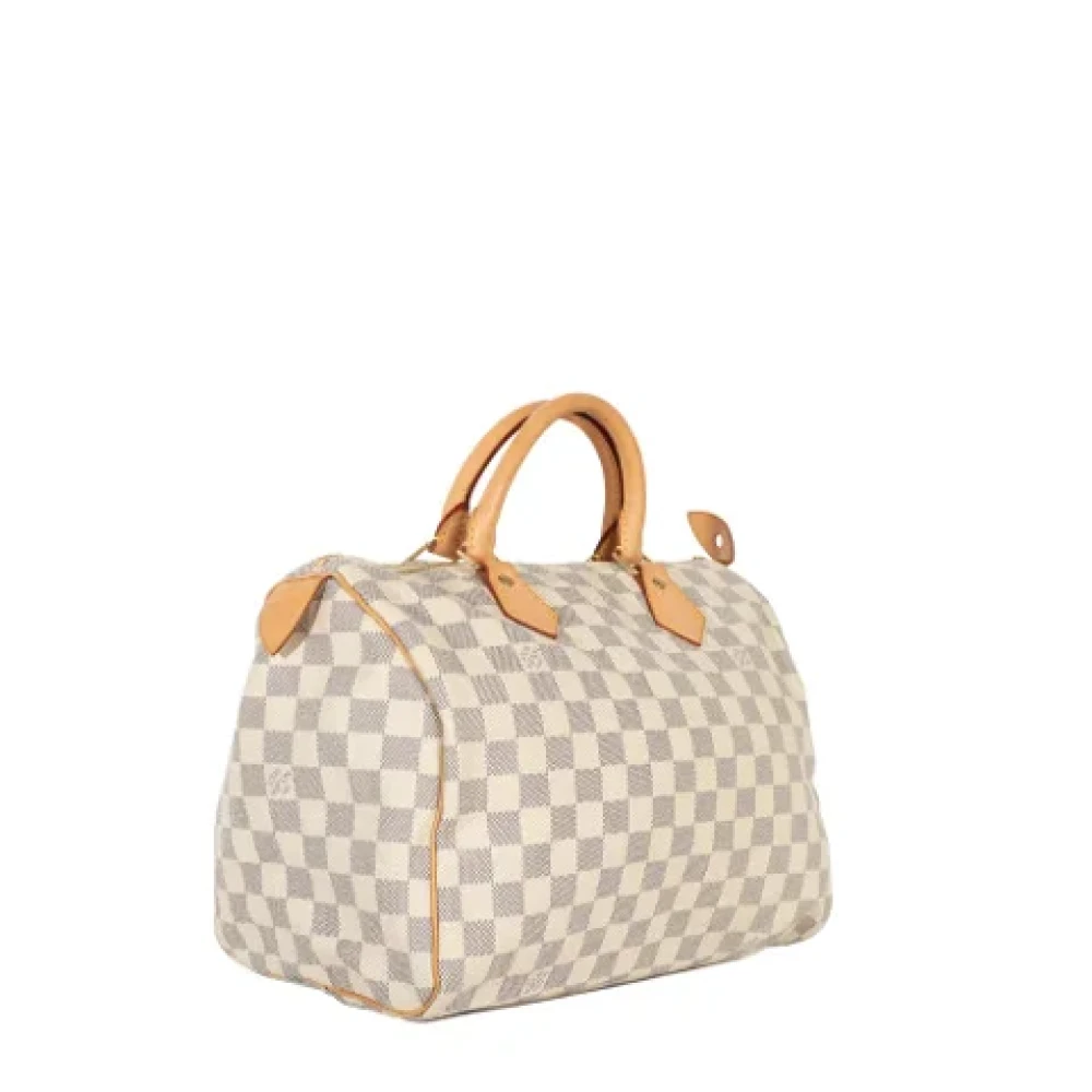 Louis Vuitton Vintage Pre-owned Canvas handbags Beige Dames