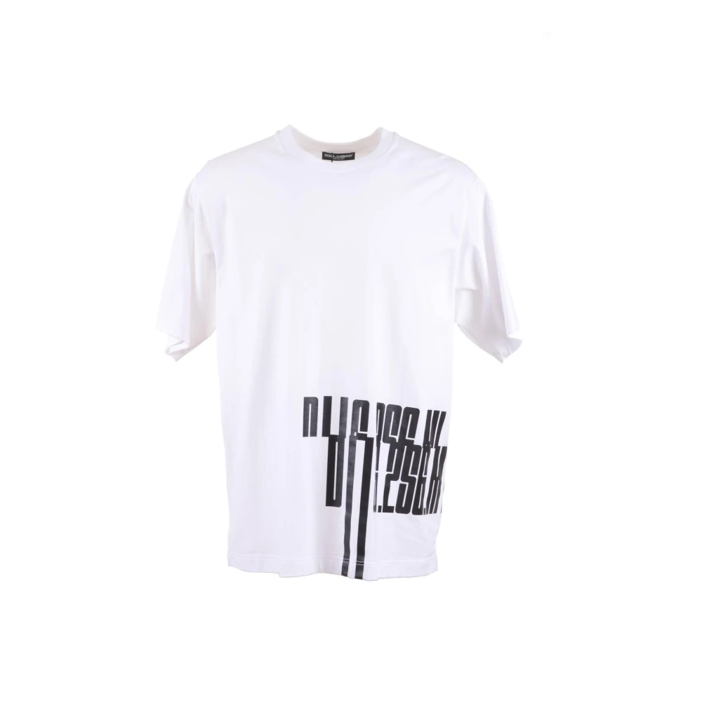 Dolce & Gabbana Heren T-shirt korte mouw White Heren