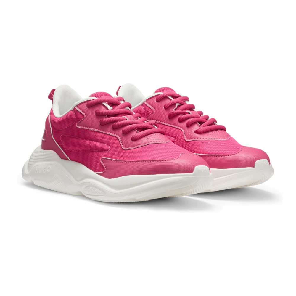 Hugo Leon Runn Sneakers Dames Schoenen Roze