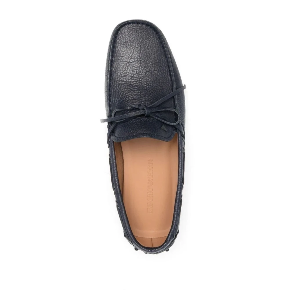 Emporio Armani Driver-instapper met strikdetail