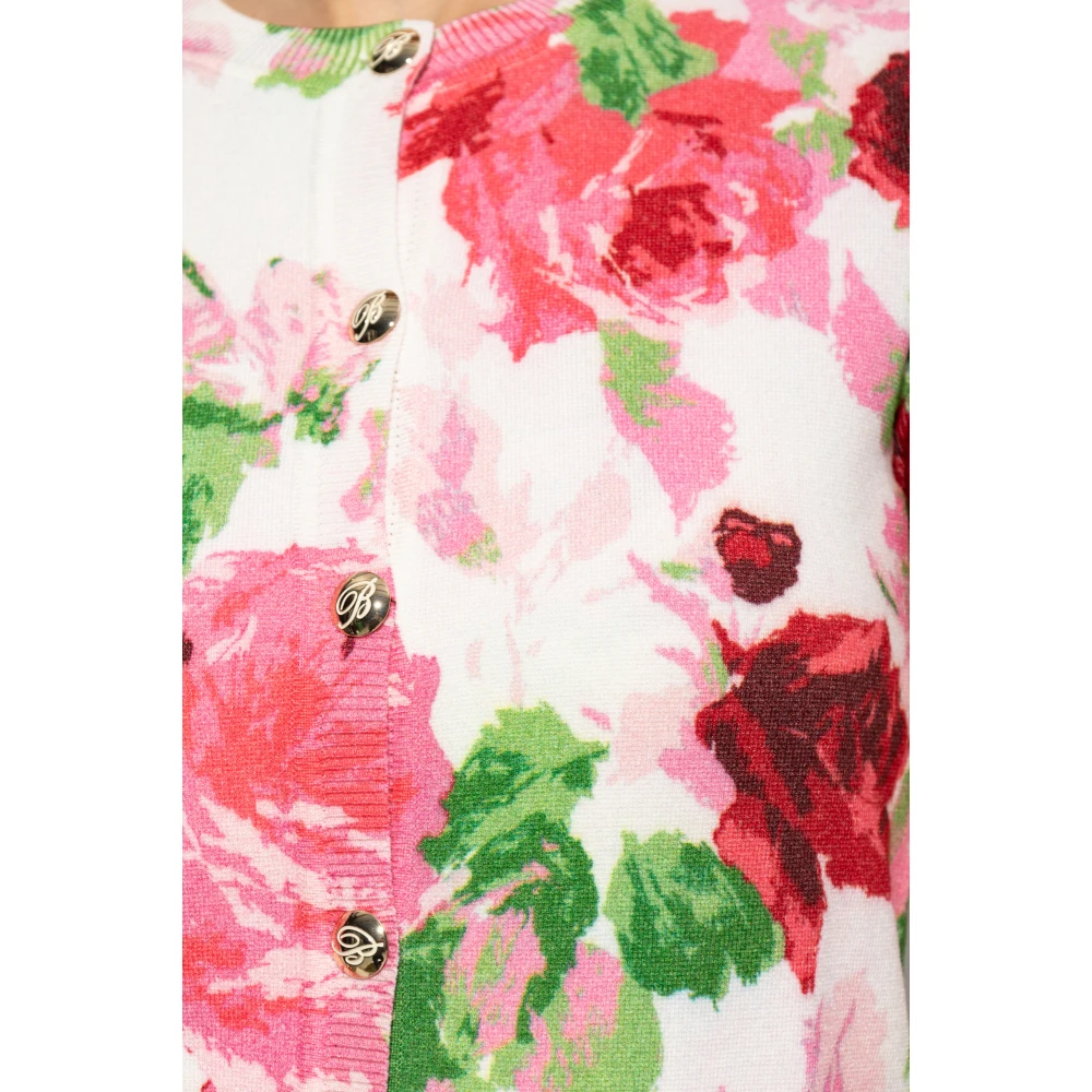 Blumarine Vest met bloemenmotief Multicolor Dames