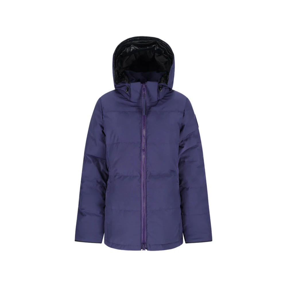 Canada Goose Women's Blue Stylish Chelsea Parka For All Seasons