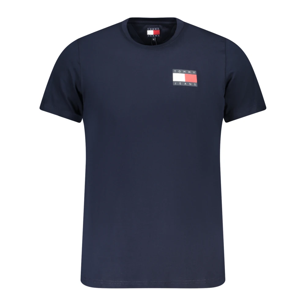 Tommy Hilfiger Men's Blue T-Shirts, S, Short-Sleeved T-Shirt