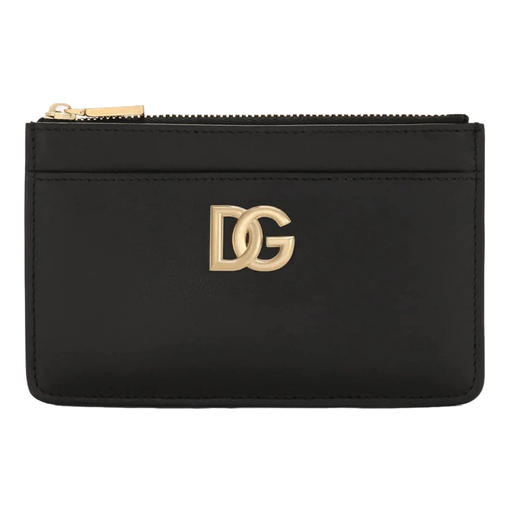 Dolce & Gabbana Zwarte Kaarthouder Black Dames