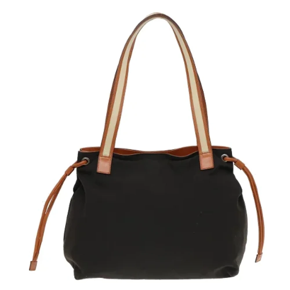 Gucci Vintage Pre-owned Canvas totes Black Dames