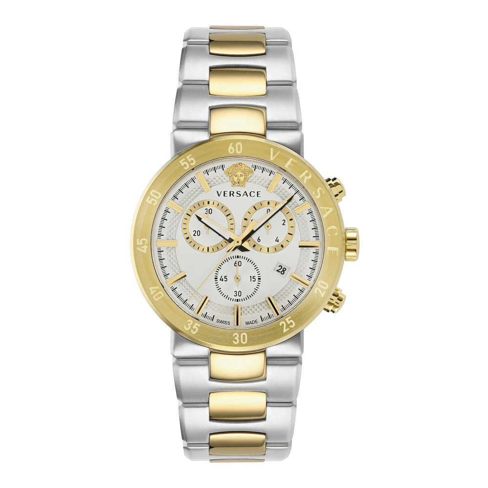 Versace Men's Yellow Watches, One Size, Chronograph Urban Mystique Watch
