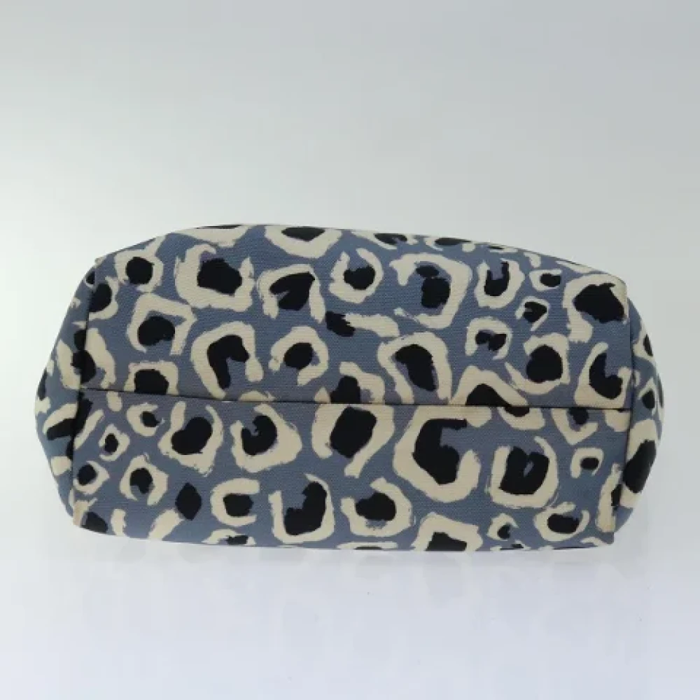 Gucci Vintage Pre-owned Canvas handbags Blue Dames