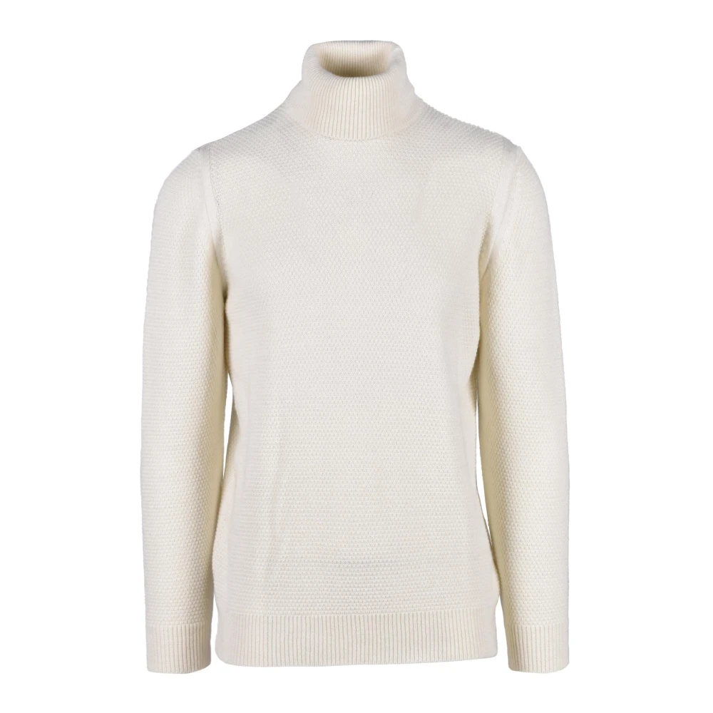 Daniele Alessandrini Grijze Gebreide Trui Alpaca Mix White Heren