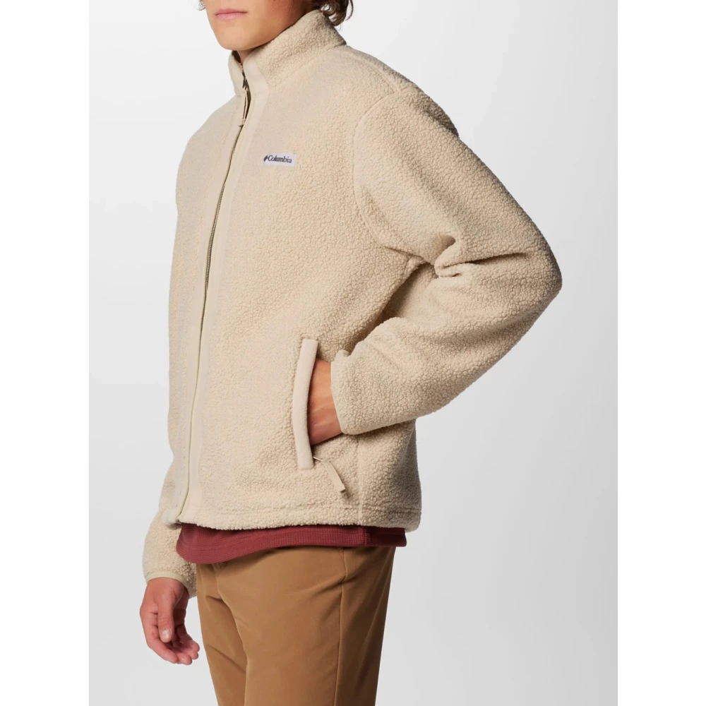 Columbia Zwarte Mesa Boucle Fleece Jas Beige Heren