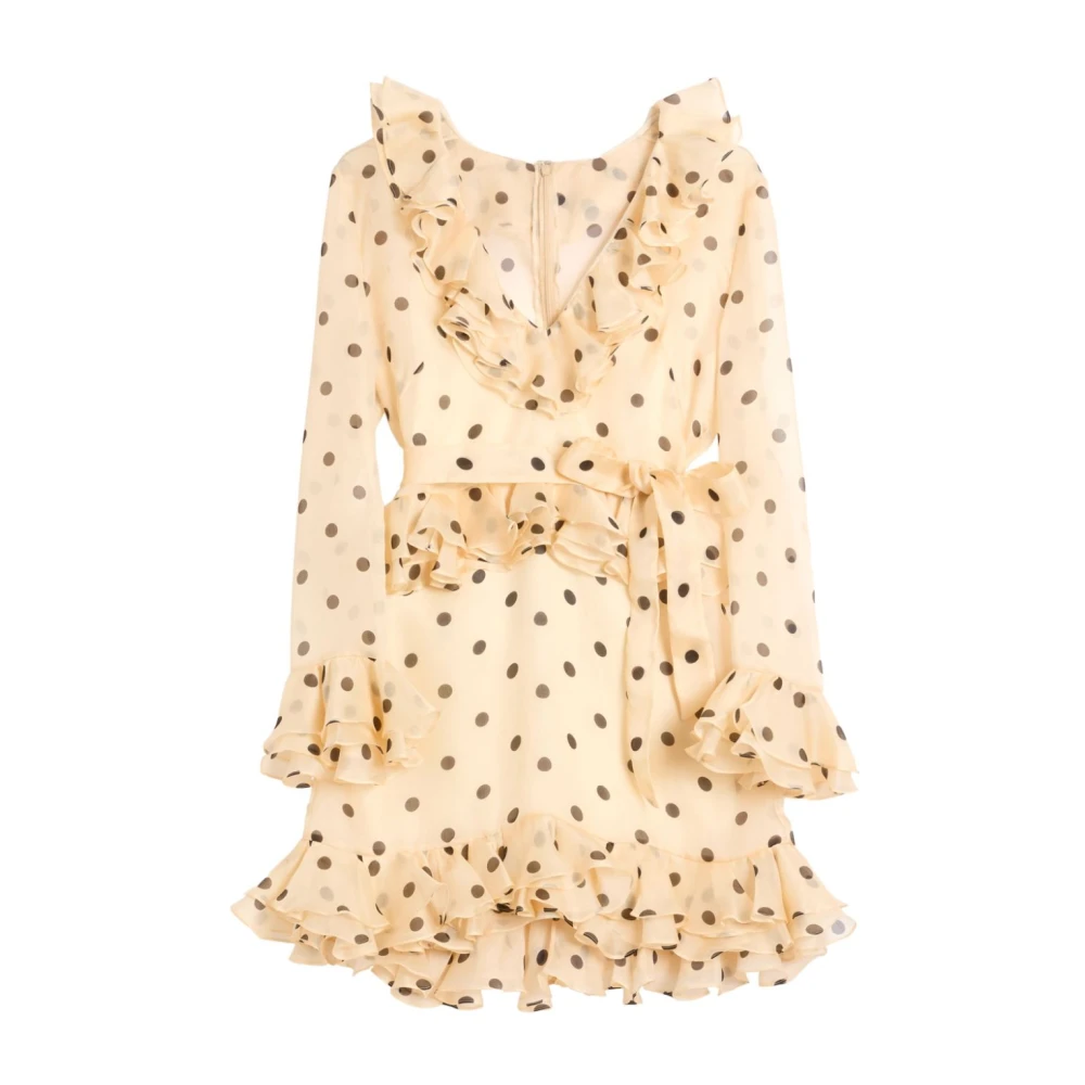 Valentino Garavani Stijlvolle Jurken Collectie Beige Dames