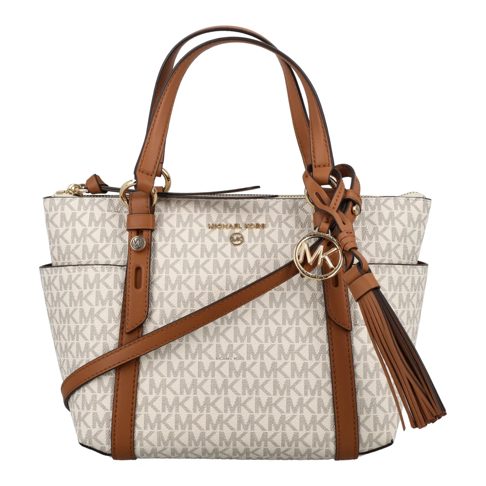 Michael Kors Convertible Tote Bag Beige, Dam