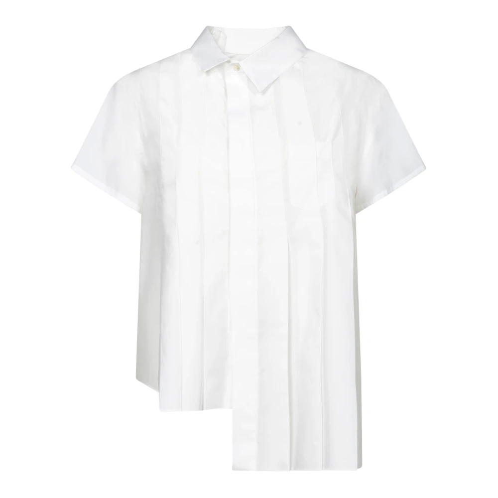 Sacai Witte T-shirts & Polo's voor vrouwen White Dames