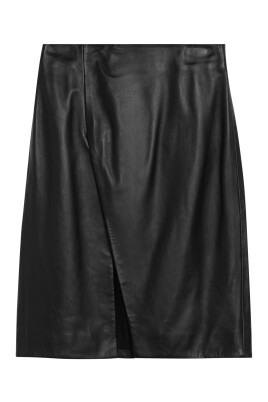 jupe-en-cuir-noir