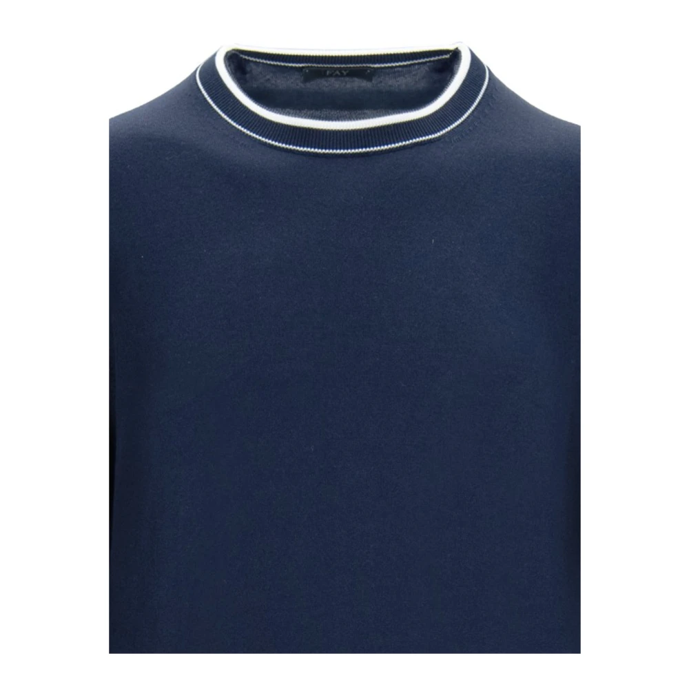 Fay Heren Pullover Trui Blue Heren