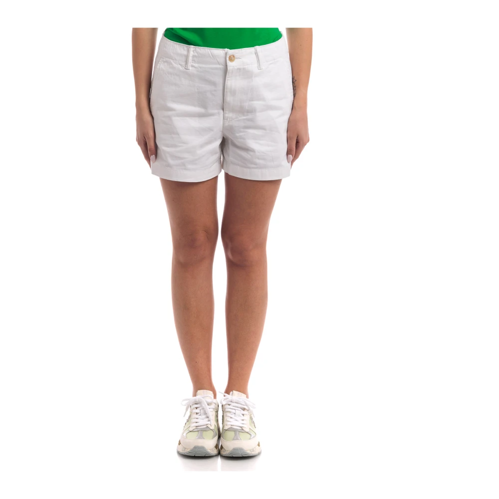 Polo Ralph Lauren Stijlvolle Bermuda Shorts voor Mannen White Dames