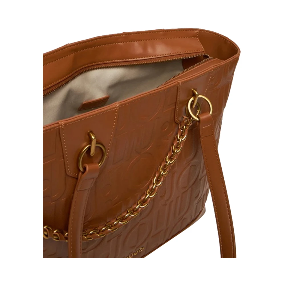 Liu Jo Bruine Schoudertas Trendy Design Brown Dames