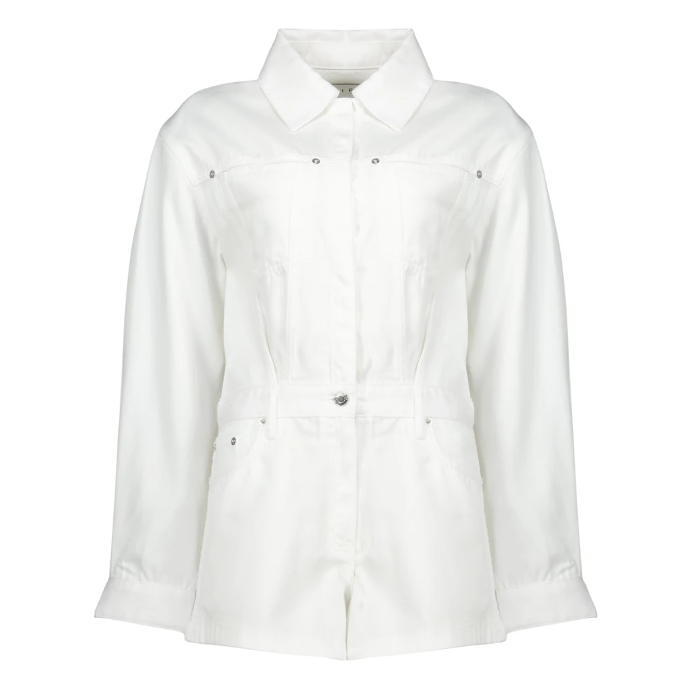 Iro White Shirts, Female, S, Anneso Playsuit
